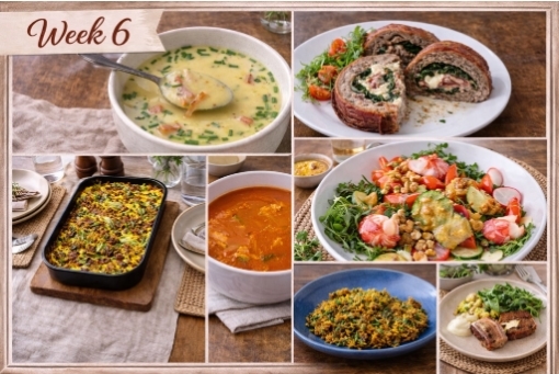 week 6 menu